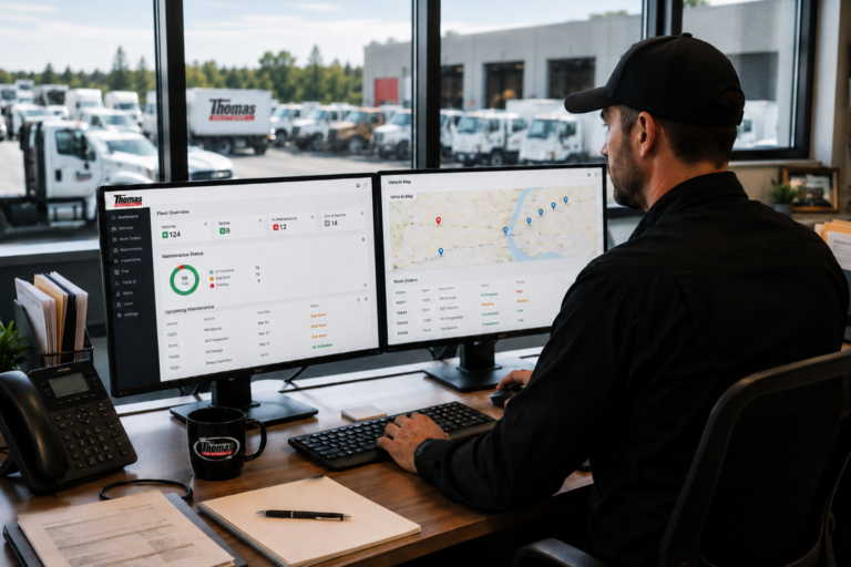 Fleet management dashboard