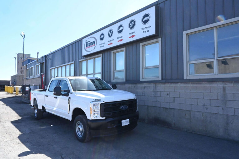 Ford F-350 commercial rental pickup
