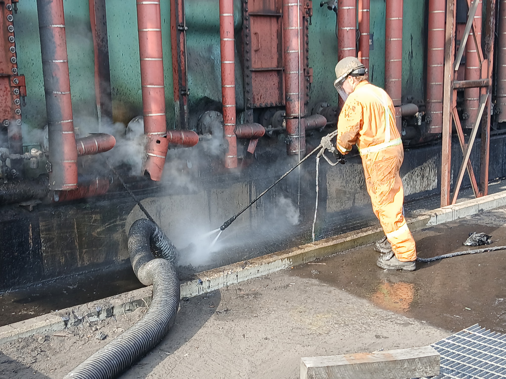 High-pressure washing service